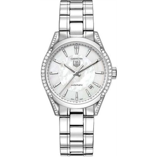 TAG Heuer Carrera Calibre 5 36 Stainless Steel / Diamond / MOP / Bracelet